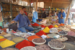 Marocco - Marrakech - vendita di spezie