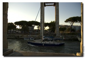 In barca nel canale